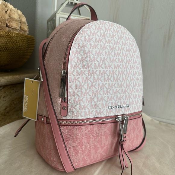 Michael Kors Backpack Rhea m Logo Backpack - Picture 8 of 9